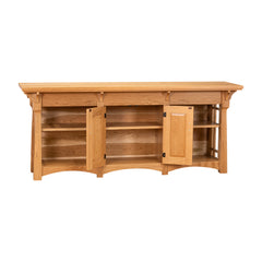 Mission Tower Credenza Desk