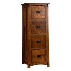 Amish Mission Four-Drawer File Cabinet