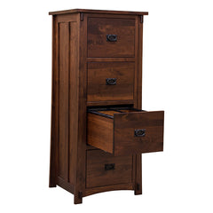 Character Walnut Dutch File Cabinet