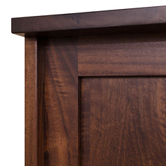 Character Walnut Dutch File Cabinet