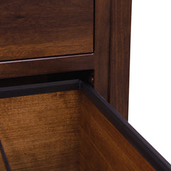 Character Walnut Dutch File Cabinet