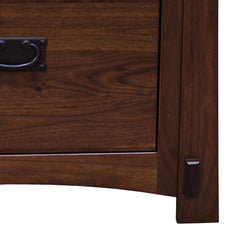 Character Walnut Dutch File Cabinet