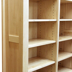 48" x 84" Amish Mission Hard Maple Bookcase