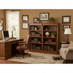 48" x 36" Spindle Bookcase - Brown Maple