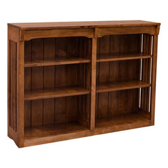 48" x 36" Spindle Bookcase - Brown Maple