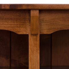 48" x 36" Spindle Bookcase - Brown Maple