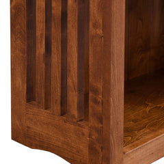 48" x 36" Spindle Bookcase - Brown Maple