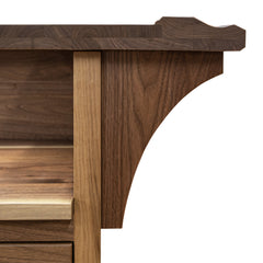 Mission Bar with Wine Storage