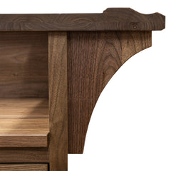 Mission Bar with Wine Storage