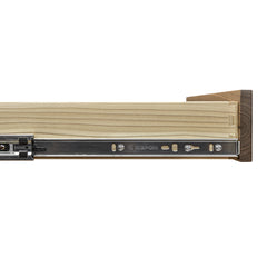 Mission Bar with Wine Storage