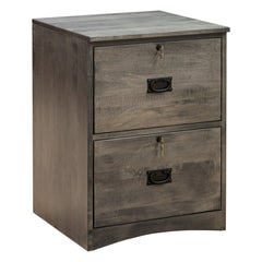 Mission 2-Drawer Brown Maple File Cabinet