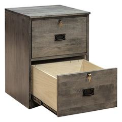 Mission 2-Drawer Brown Maple File Cabinet