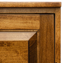 Traditional 3-Drawer Brown Maple Lateral File Cabinet