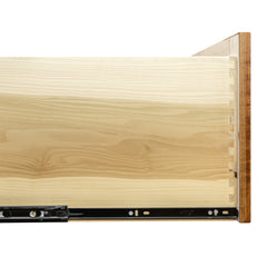 Traditional 3-Drawer Brown Maple Lateral File Cabinet