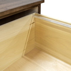 Traditional 2-Drawer Brown Maple Lateral File Cabinet