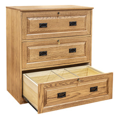 Traditional 3-Drawer Lateral File Cabinet