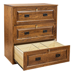 Traditional 3-Drawer Lateral File Cabinet