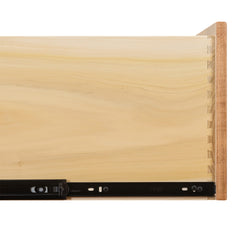 Traditional 3-Drawer Brown Maple Lateral File Cabinet