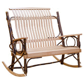 Amish Hickory Double Rocker