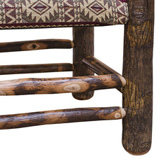 Amish Hickory Ottoman