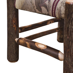 Amish Hickory Ottoman