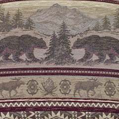 Amish Hickory Ottoman