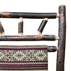 Hickory Rocker w/ Upholstered Back