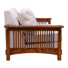 Mission Spindle Love Seat