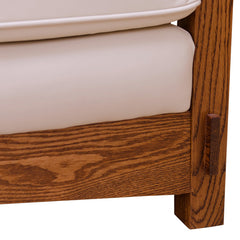 Mission Spindle Love Seat