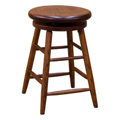 Swivel Bar stool - Red Oak