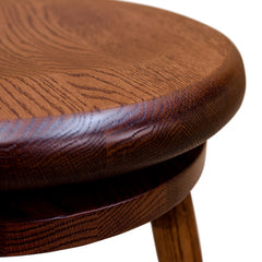 Swivel Bar stool - Red Oak