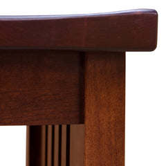 Mission Saddle Seat Stool - Cherry