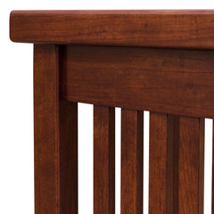 Mission Saddle Seat Stool - Cherry