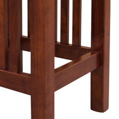 Mission Saddle Seat Stool - Cherry