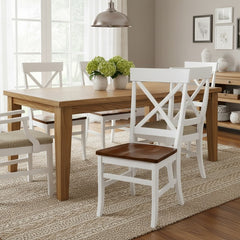 Single " x " Back Side Chair