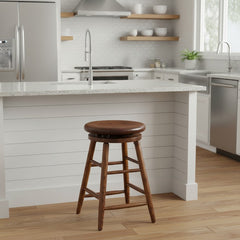 Swivel Bar stool - Red Oak