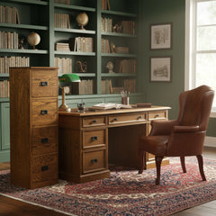 Traditional 4-Drawer File Cabinet