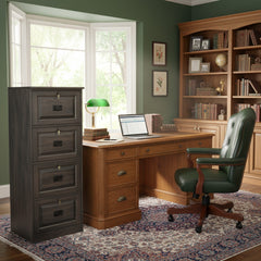 Traditional 4-Drawer File Cabinet