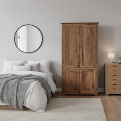 Yancy Cobler Armoire - Walnut