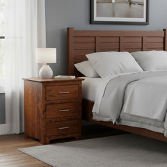 Yancy Cobler Night Stand - Rustic Cherry