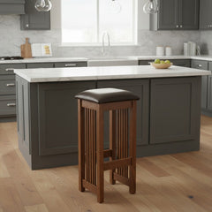 30" Amish Mission Barstool w/ No Back
