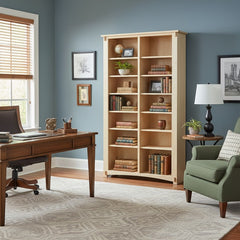 48" x 84" Amish Mission Hard Maple Bookcase