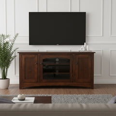 60 '' Modern Shaker TV Stand on Casters