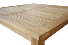 47" Square Small Slat Dining Table