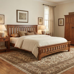 Amish Mission Low Foot board Bed