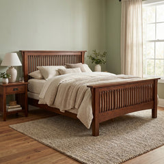 Amish Mission Spindle Twin Bed