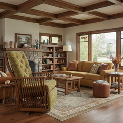 Amish Swiveling Rocker and Recliner Combo