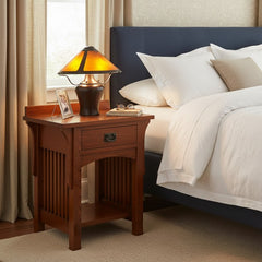 Arts & Crafts 1 Drawer Night Stand