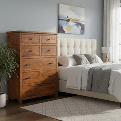 Arts & Crafts 12 Drawer Oak Mule Chest Dresser