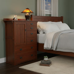 Arts & Crafts Chesser Oak Armoire